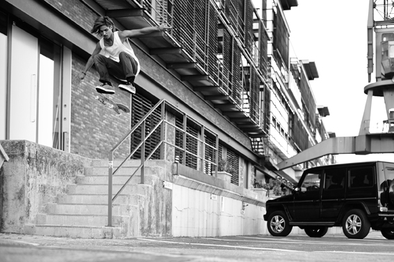 8er Deck Magazine, Skate, Skateboarding, Hamburg, Christopher Shaw, Fotografie, Black White, Kickflip, Kenny Hopf